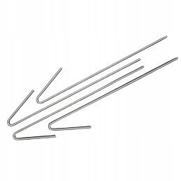 Plieniniai kaiščių inkarai palapinei geotinkleliui 50cm. 100 vnt. ekologiškas