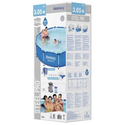 Bestway plieno pro baseinas 305 x 76 cm