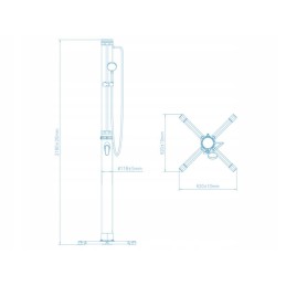 Saulės lauko sodo dušas 20l baseinas 58695 modelis 2024