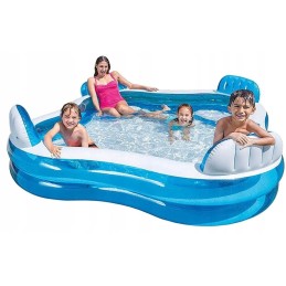 Intex relaksacinis šeimyninis baseinas 4 asmenims, 229x229x66cm
