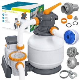 Smėlio siurblio filtravimas baseinui 5678 lh bestway 58497 žarnos ir jungtys
