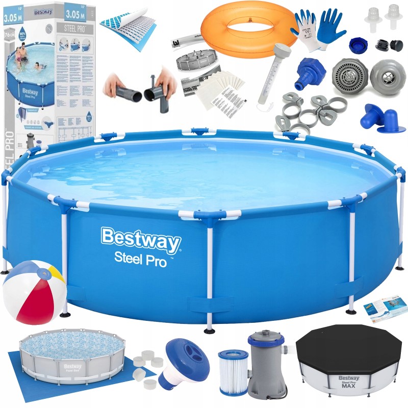 22in1 rėmo sodo baseinas 305x76 bestway