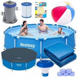 22in1 rėmo sodo baseinas 305x76 bestway