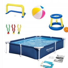 Sodo rėmo baseinas 221x150x43cm bestway