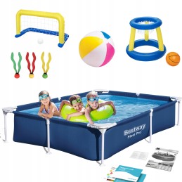 Sodo rėmo baseinas 221x150x43cm bestway