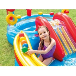 Vandens žaidimų aikštelės baseinas intex rainbow 57453 priedai