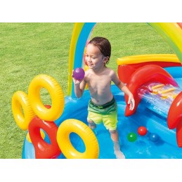 Vandens žaidimų aikštelės baseinas intex rainbow 57453 priedai