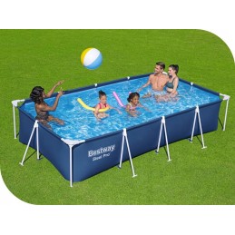 Plieninis sodo baseinas 400x211x81 bestway 56424 rinkinys 13in1 modelis 2024