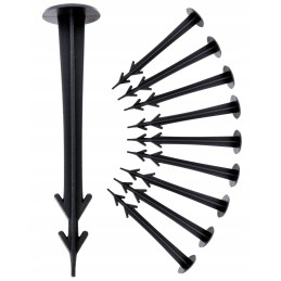 Žemės ūkio audinys augintas audinys juodas 160 x 10000 cm 70 g m2