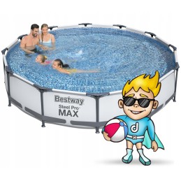 Sodo rėmo baseinas 366x76cm bestway 16in1