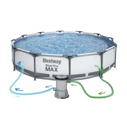 Sodo rėmo baseinas 366x76cm bestway 16in1