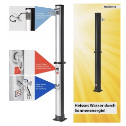 Gartenfreude saulės sodo dušas 35 l 217 cm