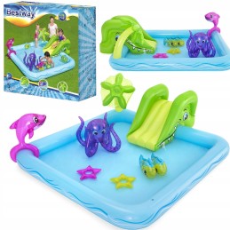 53052 bestway pripučiamas akvariumo baseinas su priedais