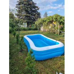 Bestway pripučiamas baseinas 305x183x56 cm mėlynas