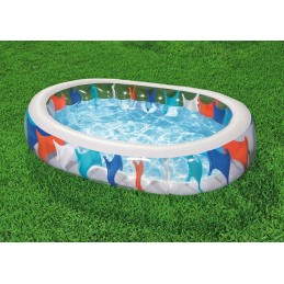 Didelis pripučiamas baseinas 229 x 152 x 51 cm bestway 54066