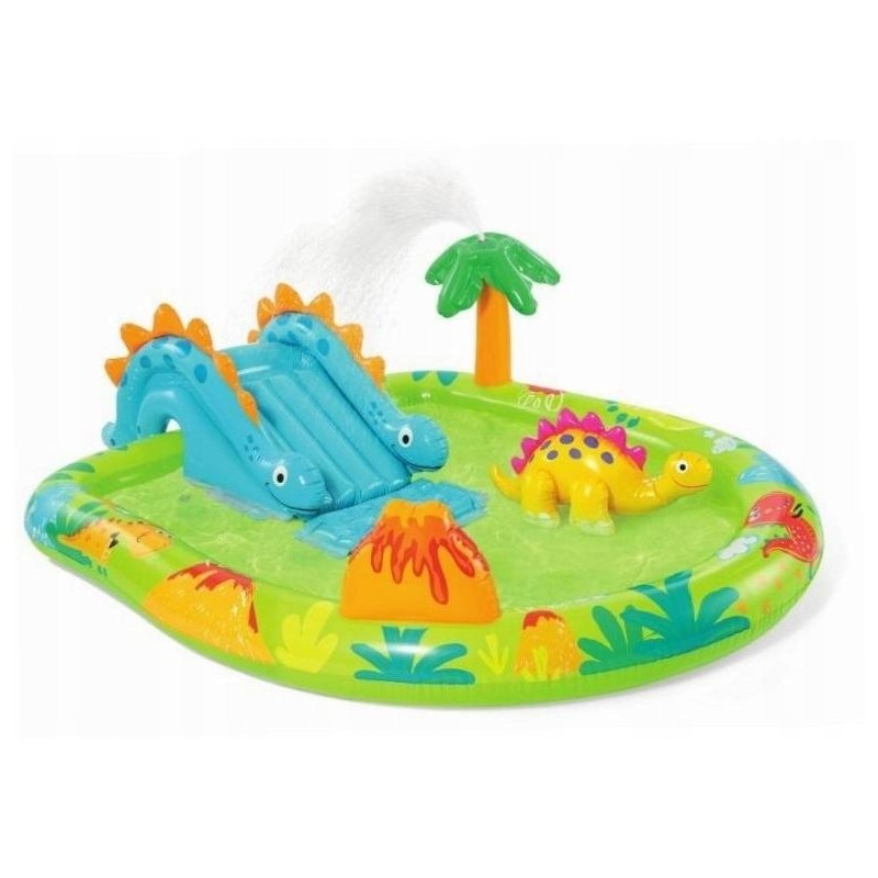 Baseinas su dinozaurų žaidimų aikštele 191x152cm