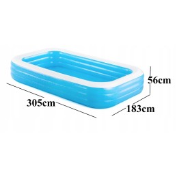 Vaikiškas pripučiamas baseinas bestway 305x183x56cm 54009