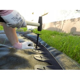 Žemės ūkio audinys piktžolėms apsaugos nuo piktžolių kilimėlis austas audinys 70g m2 1 6x100m