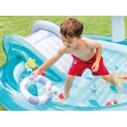 Pripučiama krokodilų žaidimų aikštelė 201 x 170 x 84 cm intex 57165