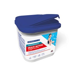 Daugiafunkcinės tabletės baseino chlorui 5kg, 250g