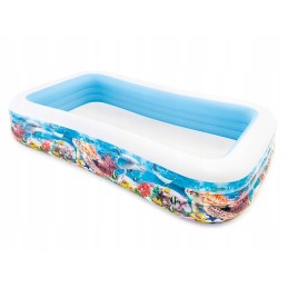 Pripučiamas baseinas su žuvimi 305 x 183 x 56 cm intex 58485