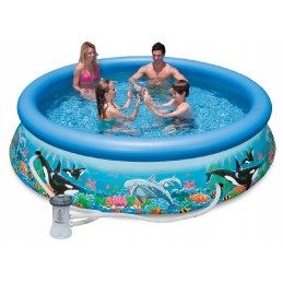 Dėlionės tentas baseino dugnui intex 28126