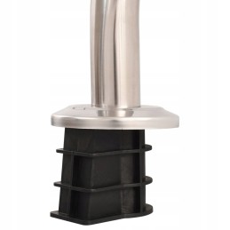 Baseino kopėčios 120 cm baseinui su 3 laipteliais, nerūdijančio plieno