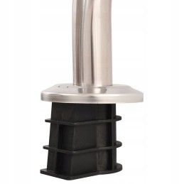 Baseino kopėčios su 3 laipteliais, nerūdijančio plieno 12