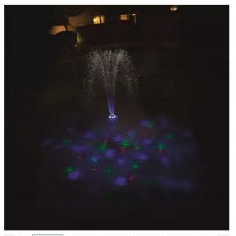 Peldošā LED strūklaka baseinam