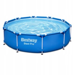 Bestway sodo rėmo baseinas su flirtavimo pompa, apvalus 56679