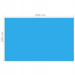 Stačiakampio formos baseino danga 800 x 500 cm