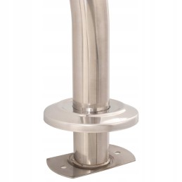 Vidaxl baseino kopėčios su 3 pakopų nerūdijančio plieno 304 120 cm 91759