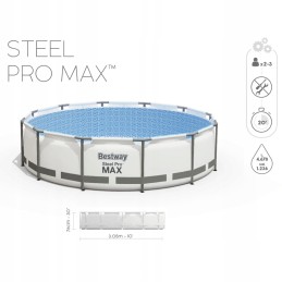 Bestway rėmo baseinas 4678l 305x76cm 8in1 56408