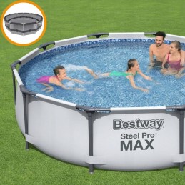 Sodo baseinas, apvalus rėmas, bestway filtro siurblys, 305 x 76 cm