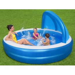 Mega pripučiamas baseinas su stogu 241x140 cm bestway
