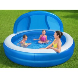 Mega pripučiamas baseinas su stogu 241x140 cm bestway