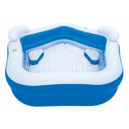 ➡️ Penkiakampis pripučiamas baseinas 213 x 207 x 69 cm bestway 54153