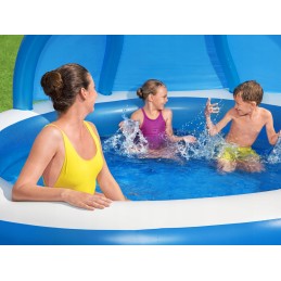 Bestway didelis baseinas su sėdyne, stogas, 241 cm