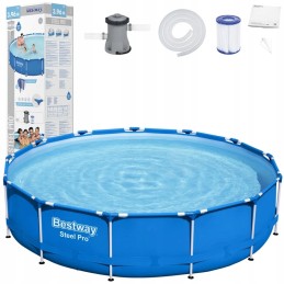 Bestway karkasa baseins 396x84cm 8in1 5612e