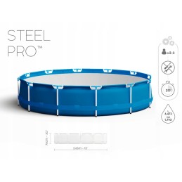 Bestway rėmo baseinas 366cm x 76cm 8in1 56681