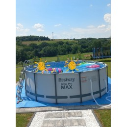 Bestway 5612x baseina izlietne, pārklājums, 427x122cm