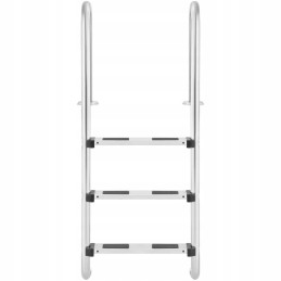 Nerūdijančio plieno baseino kopėčios, 3 pakopos, 1320 mm