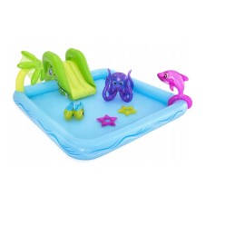 Vandens žaidimų aikštelė, baseinas, čiuožykla, irklavimo baseinas, bestway