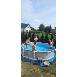 Plieninis sodo baseinas 305 x 76 cm rinkinys 15in1 intex 26702