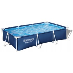 Rectangular frame pool 300x201x66 pump 56411