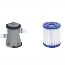 Bestway rėmo baseinas su flirtavimo pompa, apvalus, 305 x 76 cm 56679