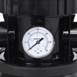 Smėlio baseino filtras su juodu pirminiu filtru