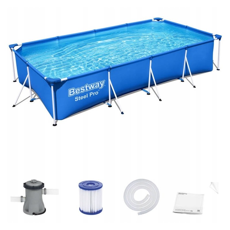 Bestway rėmo baseinas 400 x 211 cm 8in1 56424