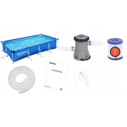 Bestway rėmo baseinas 400 x 211 cm 8in1 56424