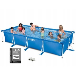 Stačiakampis sodo baseinas 450x220x84cm intex 28273
